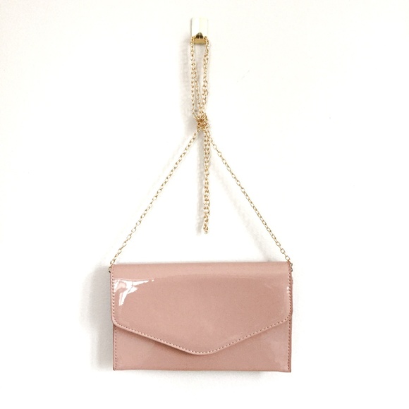 Steve Madden Handbags - Steve Madden Pink Patent Leather Crossbody Bag